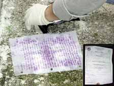 Policía encuentra carta entre pertenencias de joven que se suicida